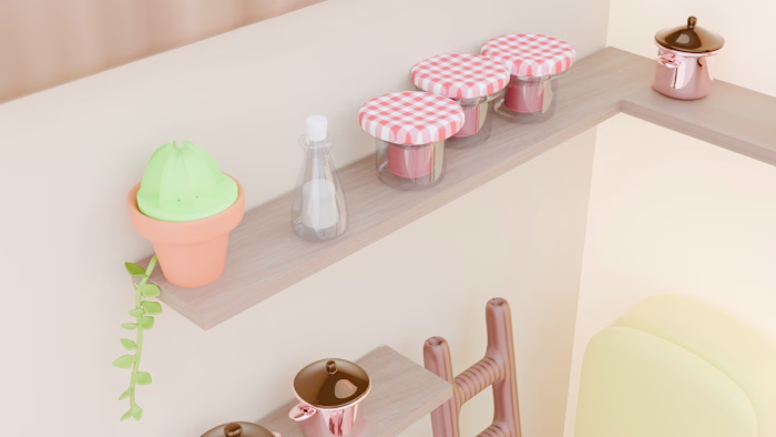 Just a part of kitchen.I