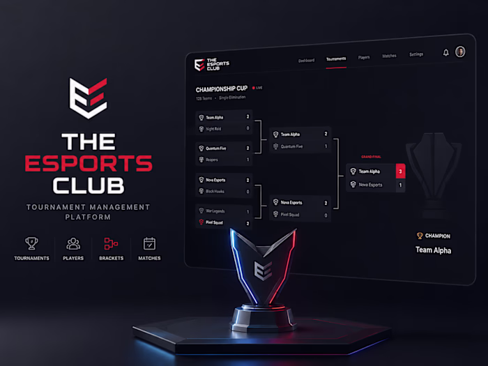 The Esports Club: Backend Migration & Tournament System