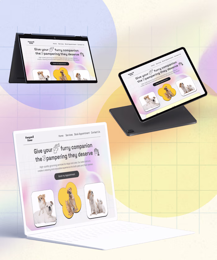 Website design/ UI design / landing page / UI/UX 