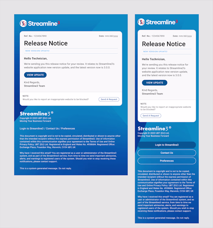 Email Template Redesign