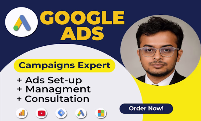 Google Ads Expert | PPC Campaign Setup, Management 