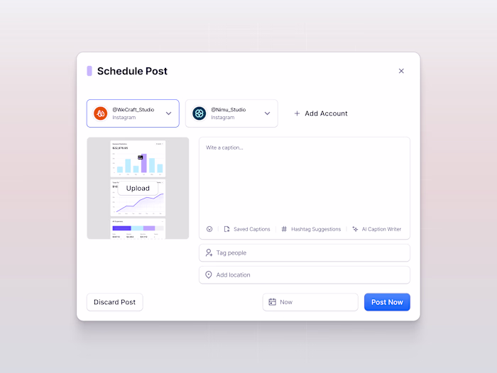 Schedule Post - Social Media Post Planner