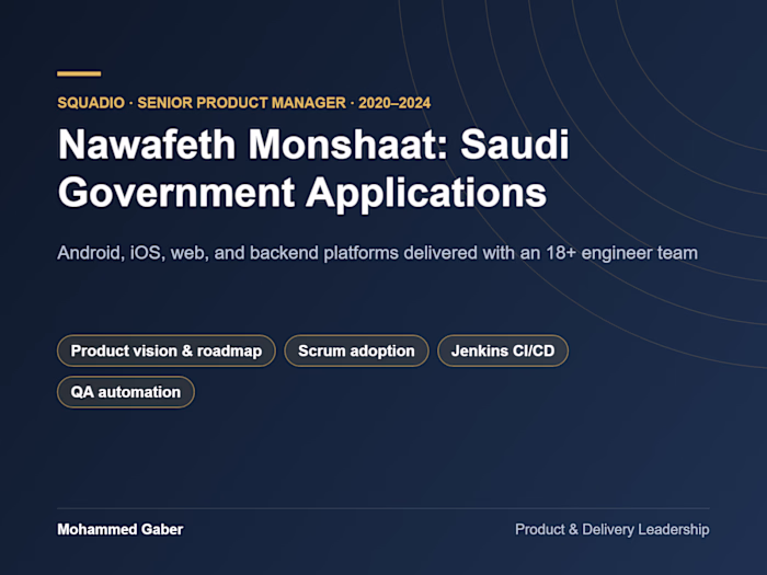 Nawafeth Monshaat: Saudi Government Applications