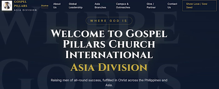 website for a church