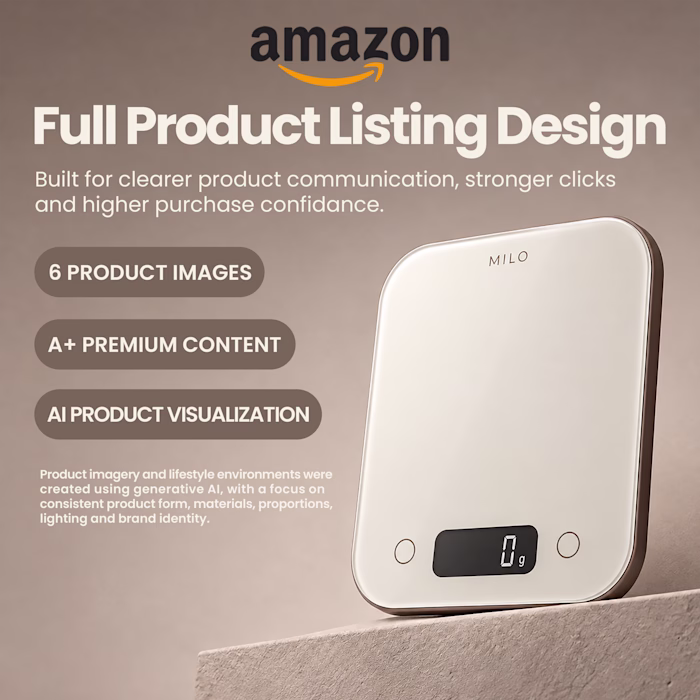 Created a complete Amazon visual