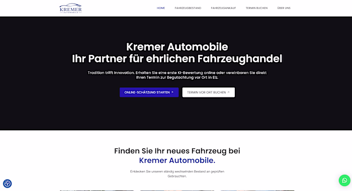 Kremer Automobile — AI-Powered Car Dealership Platform