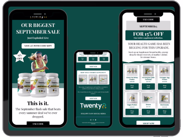 High-Converting Email Campaigns for Supplement Brand