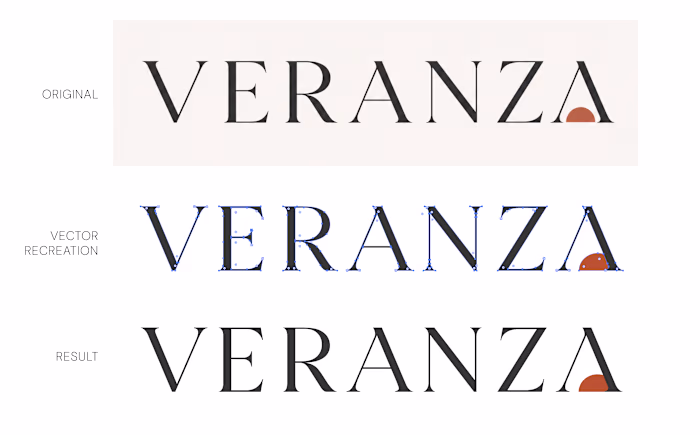 Hand redrawn vectors based on a raster reference image.