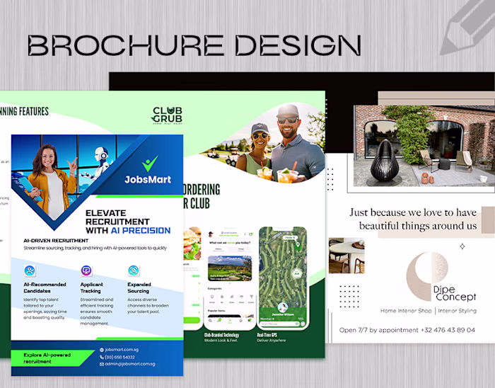 Custom Bi-Fold & Tri-Fold Brochure Design | Print-Ready Files