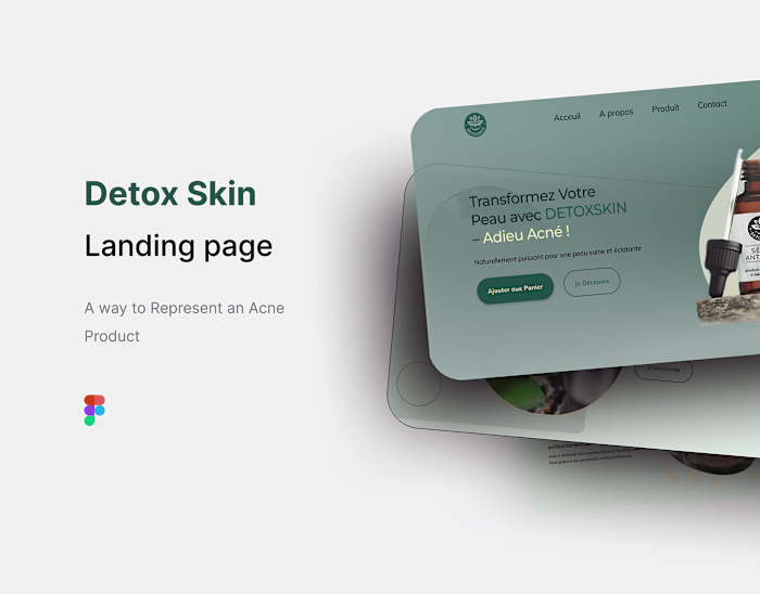 Detox Skin Landing Page