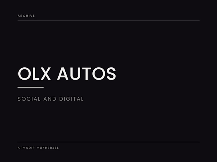 OLX Autos — Social and Digital