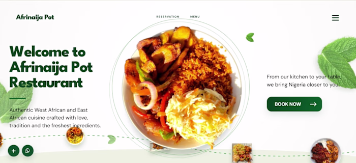 Afri Naija Pot Website Design & Development