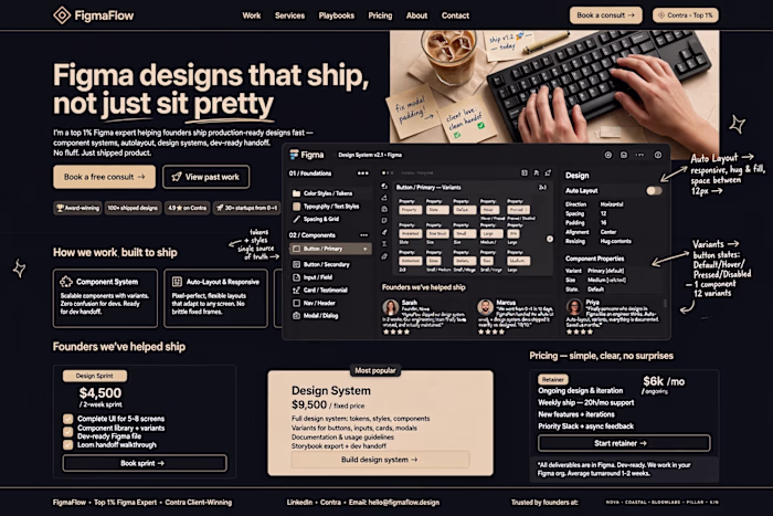 FigmaFlow — Figma Designs That