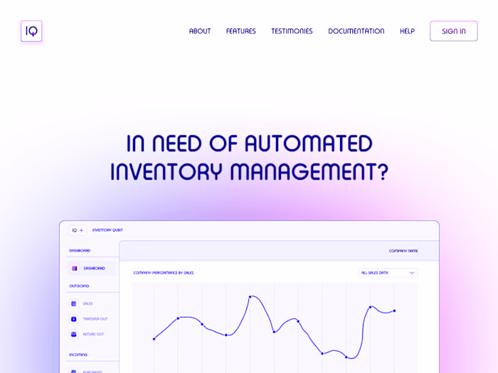 Website UI for Saas Company