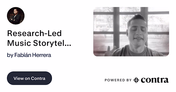 Research-Led Music Storytelling by Fabián Herrera
