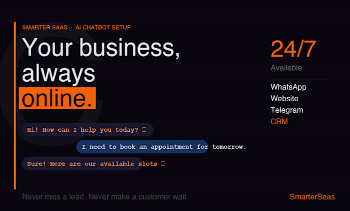 SmarterSaaS — AI Voice Agents for SMBs