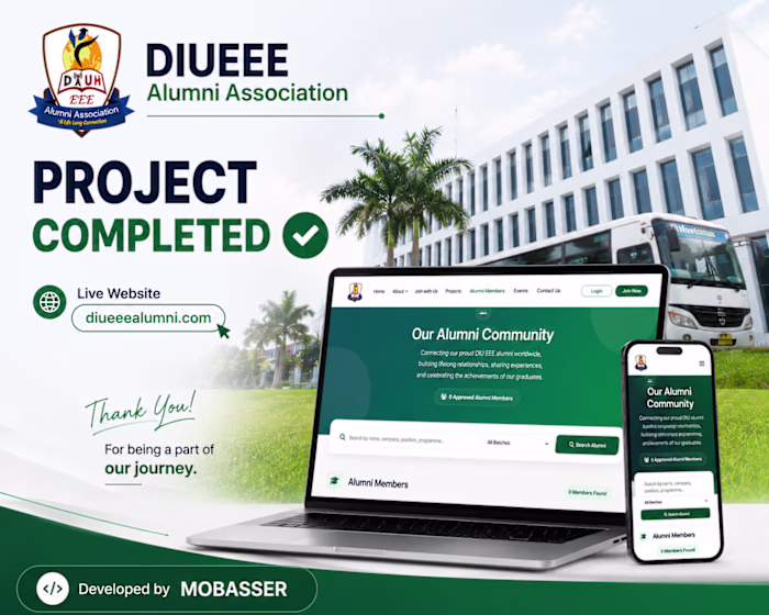 𝗣𝗿𝗼𝗷𝗲𝗰𝘁 𝗖𝗼𝗺𝗽𝗹𝗲𝘁𝗲𝗱 - 𝗗𝗜𝗨𝗘𝗘𝗘 𝗔𝗹𝘂𝗺𝗻𝗶