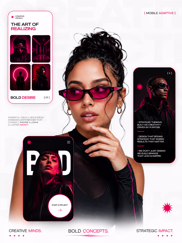 STRUXA – Premium UI/UX Design for a Creative Digital Agency
