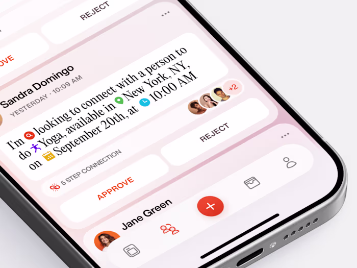 Refera. Networking App Concept