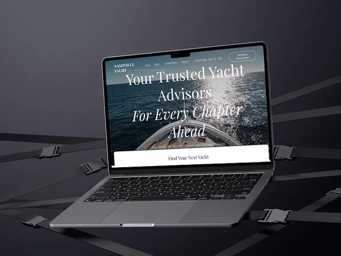 Luxury Yacht Brokerage Website