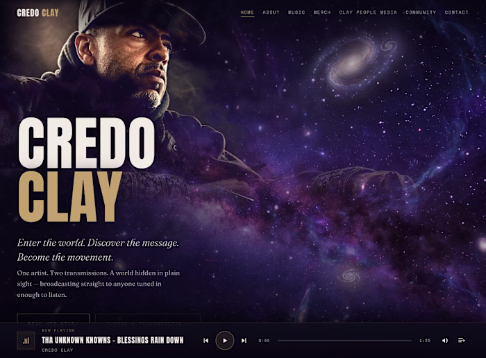 Credo Clay — Live Artist