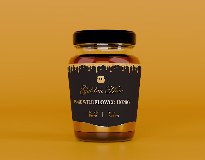 Honey Bottle Packaging | Label Design