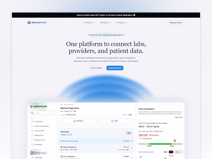Abartys Health - Healthcare SaaS Platform Design & Framer De...