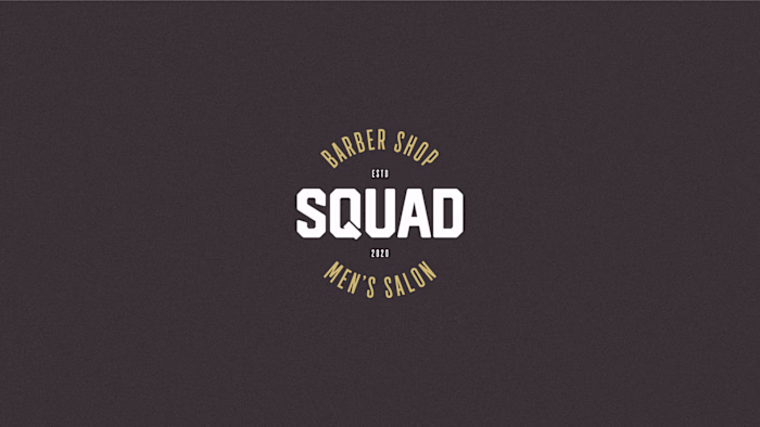 Squad Barber Shop Branding