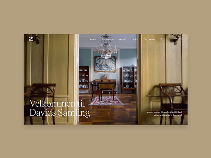David Samling - Experience Website w/GSAP