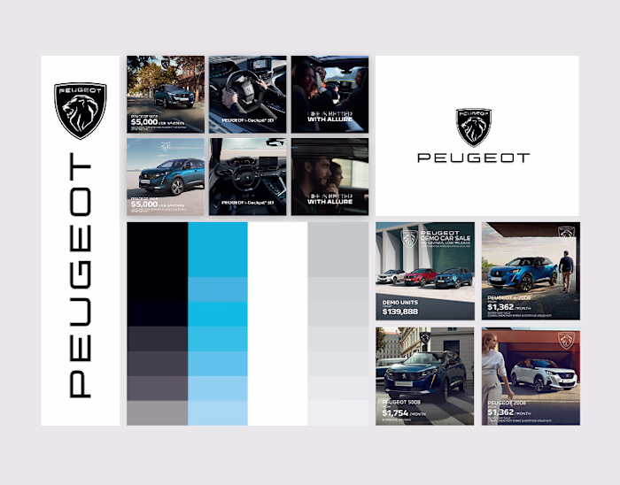 Peugeot: Social Campaign & Typographic System