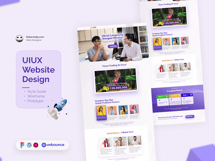 Landing Page HSB Investasi - Digital Marketing Campaign 