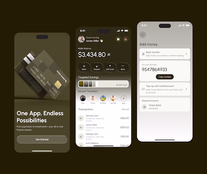 Fintech App Design for Seamless Money Management