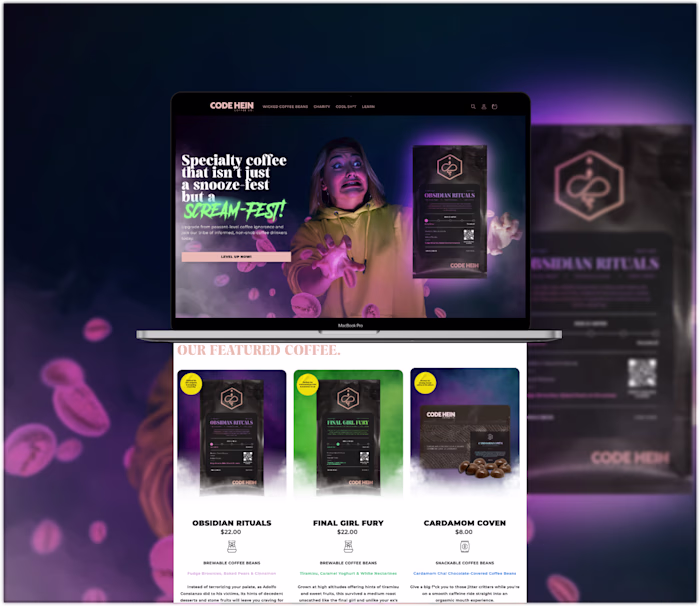 A Caffeinated Horror Tale of Coffee Rebranding & Website Design