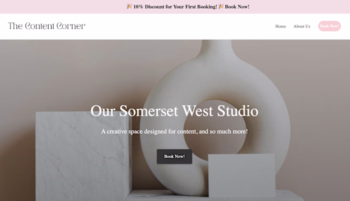 Mobile-First Website Development for The Content Corner