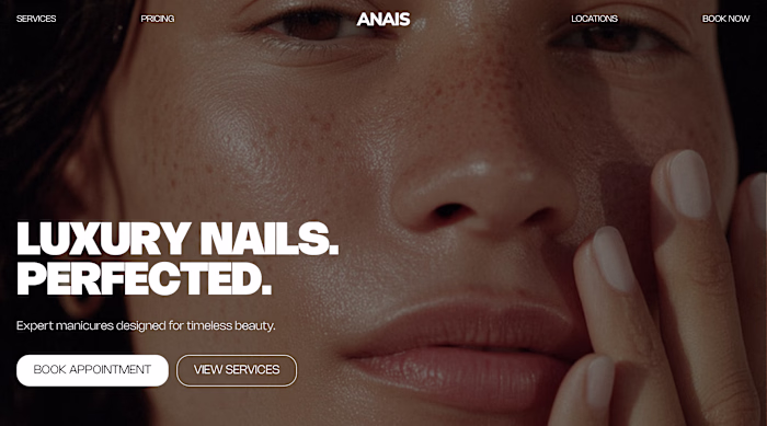 Anais — Nail Salon Website