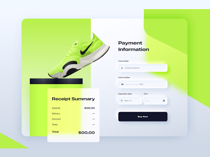 Daily UI Challenge - Day 02 - Checkout Page