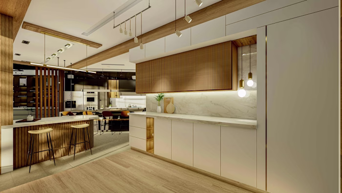 Modern Kitchen Showroom Design Project