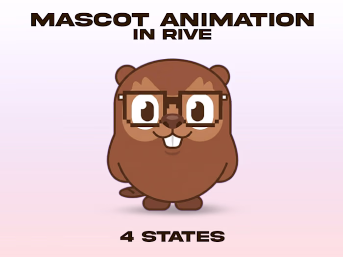 Interactive Mascot Animation - Rive