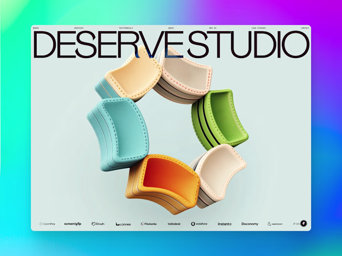 Deserve Studio Agency Website Development