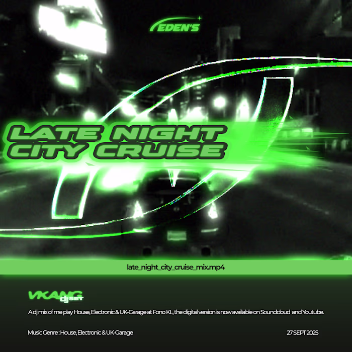 Cover art design for dj