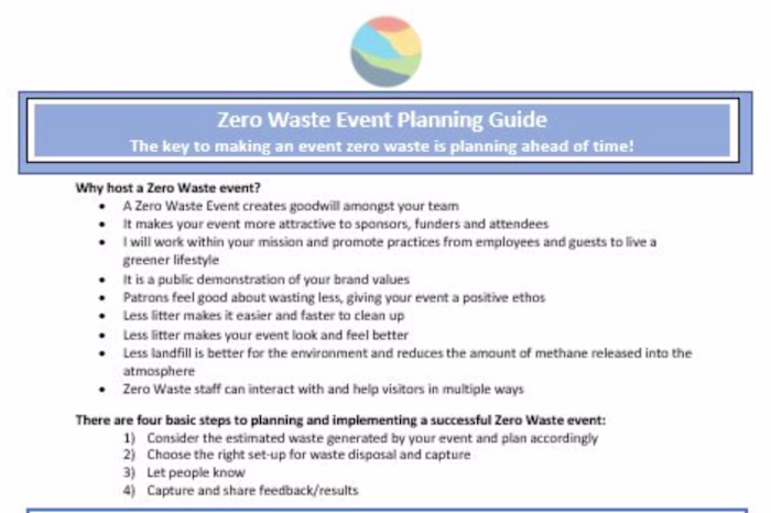 Zero Waste Event Guide