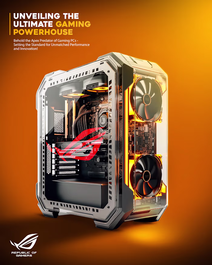 3D Render for ROG (Republic Of Gamers)