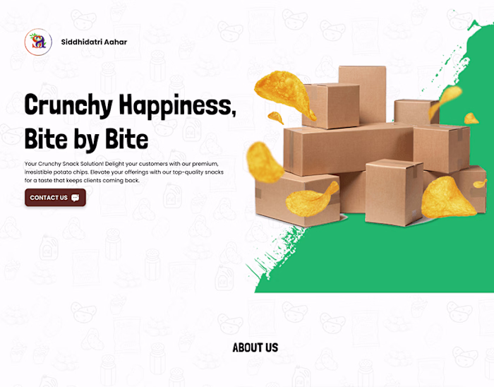 B2B Chips Landing Page