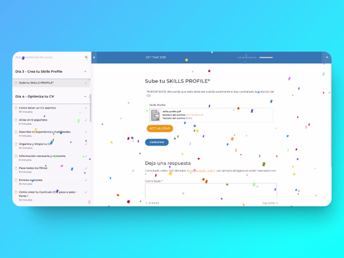 GET THAT JOB! Landing & Automated Course