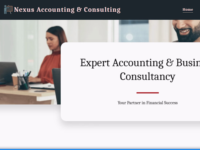 Website Design for an Accounting Business