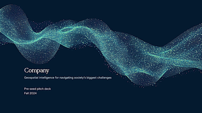 Creative direction and pitch deck design