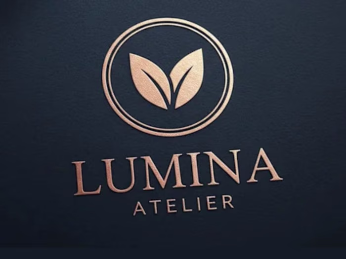 Designing a modern and elegant logo for Lumina Atelier, a cr...
