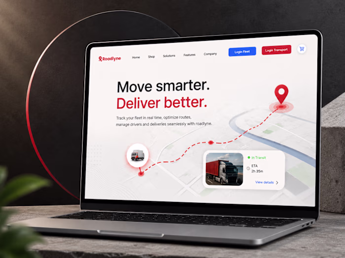 Redesigned the website for Roadlyne,