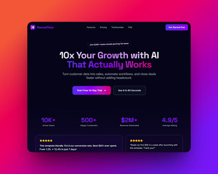 I studied $10M+ SaaS landing pages for months. This is what ...