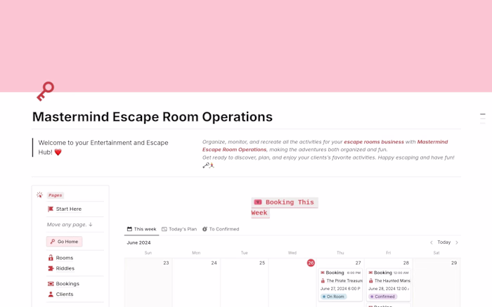 Mastermind Escape Room Operations